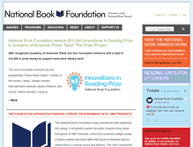 Tablet Screenshot of nationalbook.org